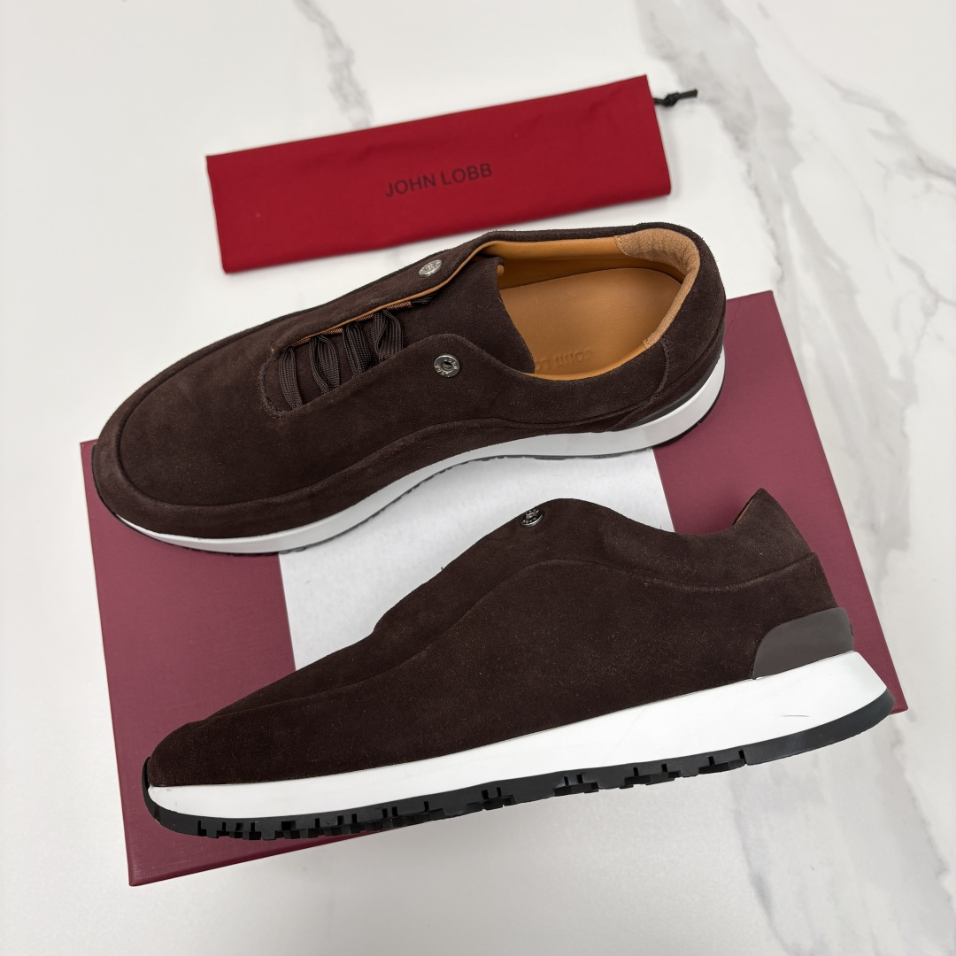 💋💍JL家新品 John Lobb 休闲鞋男士轻奢运动鞋 官方 10,300 作为爱马-仕旗下顶级鞋履品