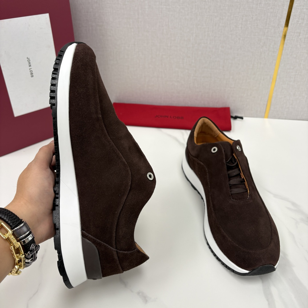 💋💍JL家新品 John Lobb 休闲鞋男士轻奢运动鞋 官方 10,300 作为爱马-仕旗下顶级鞋履品