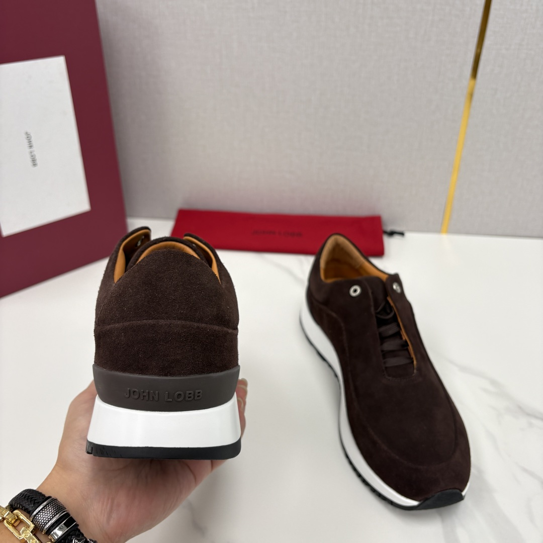 💋💍JL家新品 John Lobb 休闲鞋男士轻奢运动鞋 官方 10,300 作为爱马-仕旗下顶级鞋履品