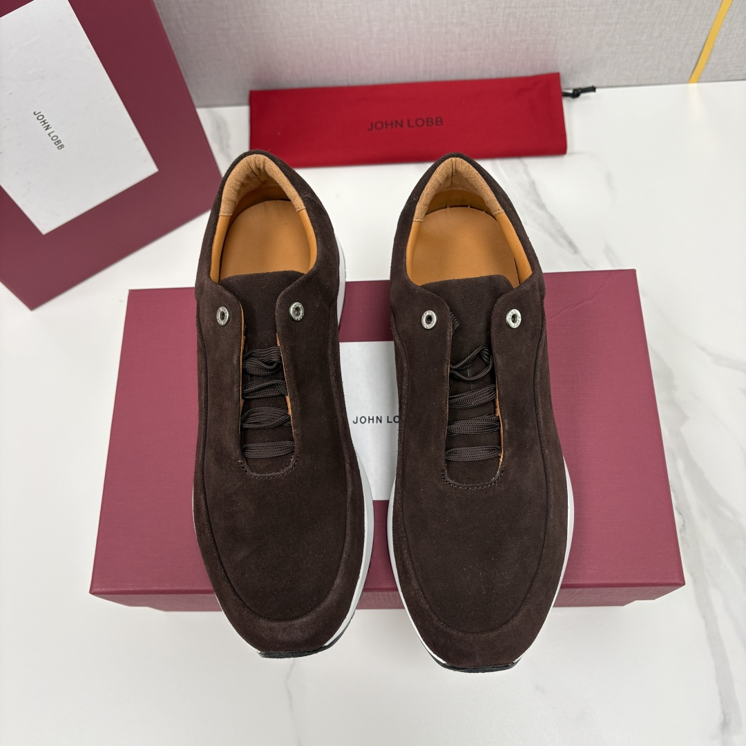 💋💍JL家新品 John Lobb 休闲鞋男士轻奢运动鞋 官方 10,300 作为爱马-仕旗下顶级鞋履品