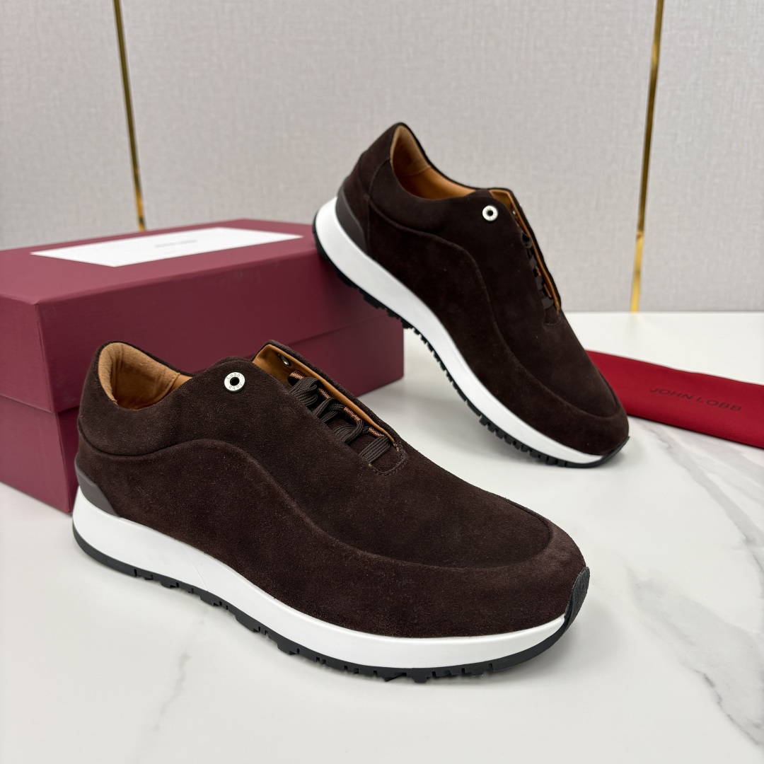 💋💍JL家新品 John Lobb 休闲鞋男士轻奢运动鞋 官方 10,300 作为爱马-仕旗下顶级鞋履品