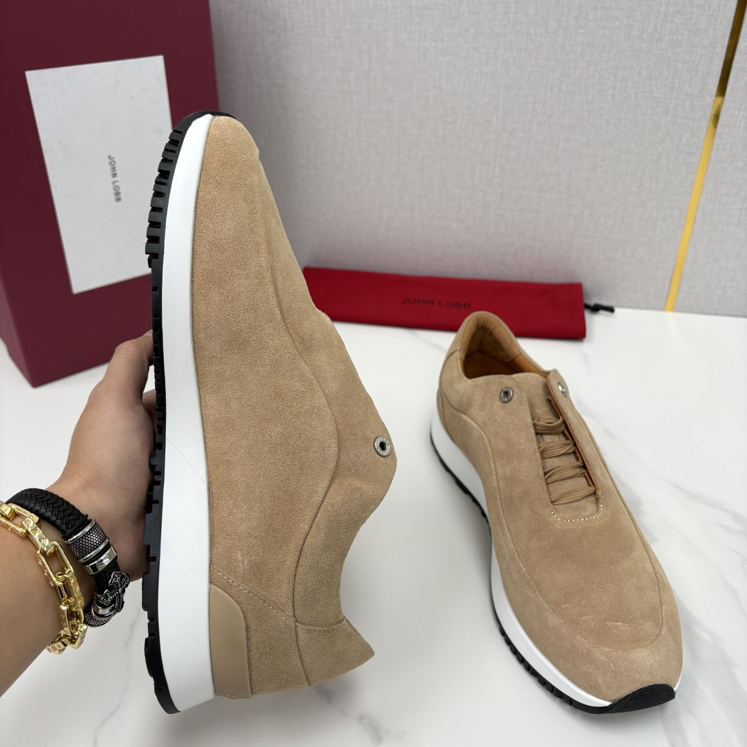 💋💍JL家新品 John Lobb 休闲鞋男士轻奢运动鞋 官方 10,300 作为爱马-仕旗下顶级鞋履品