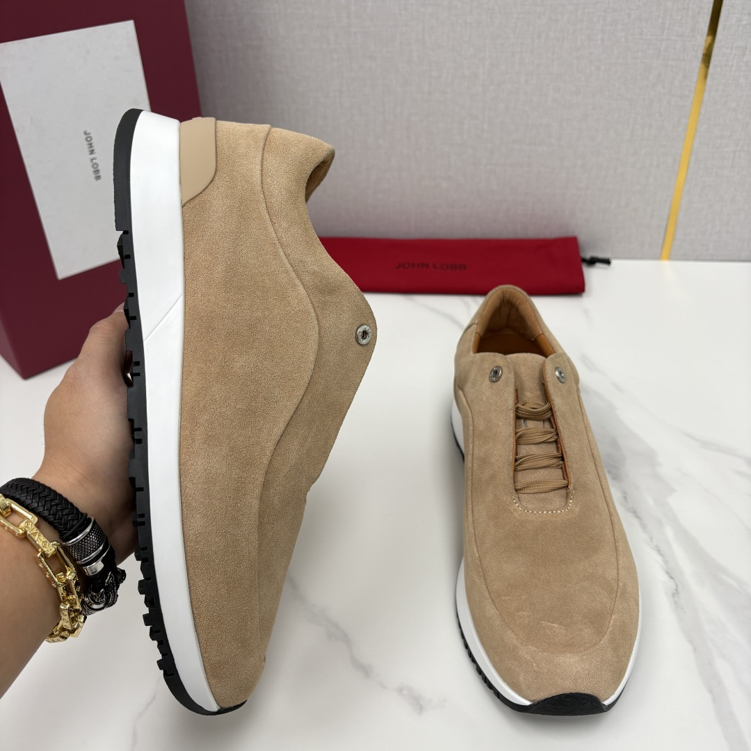 💋💍JL家新品 John Lobb 休闲鞋男士轻奢运动鞋 官方 10,300 作为爱马-仕旗下顶级鞋履品
