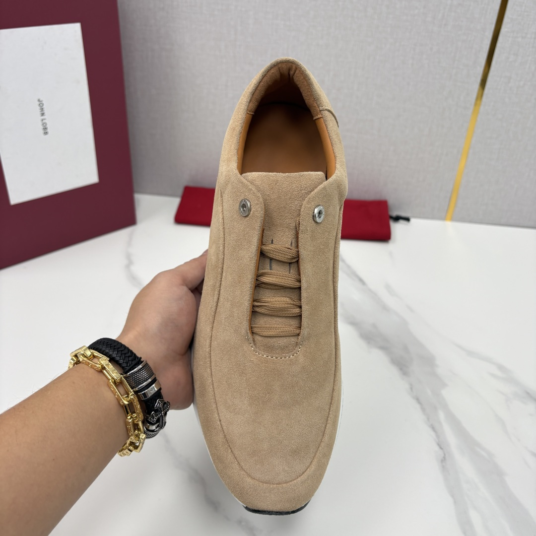 💋💍JL家新品 John Lobb 休闲鞋男士轻奢运动鞋 官方 10,300 作为爱马-仕旗下顶级鞋履品
