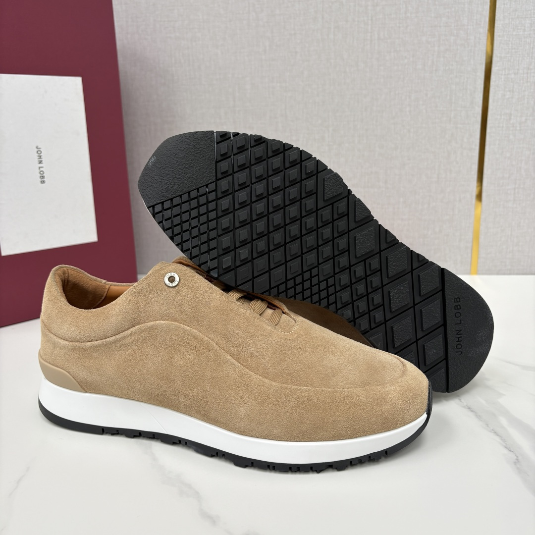 💋💍JL家新品 John Lobb 休闲鞋男士轻奢运动鞋 官方 10,300 作为爱马-仕旗下顶级鞋履品