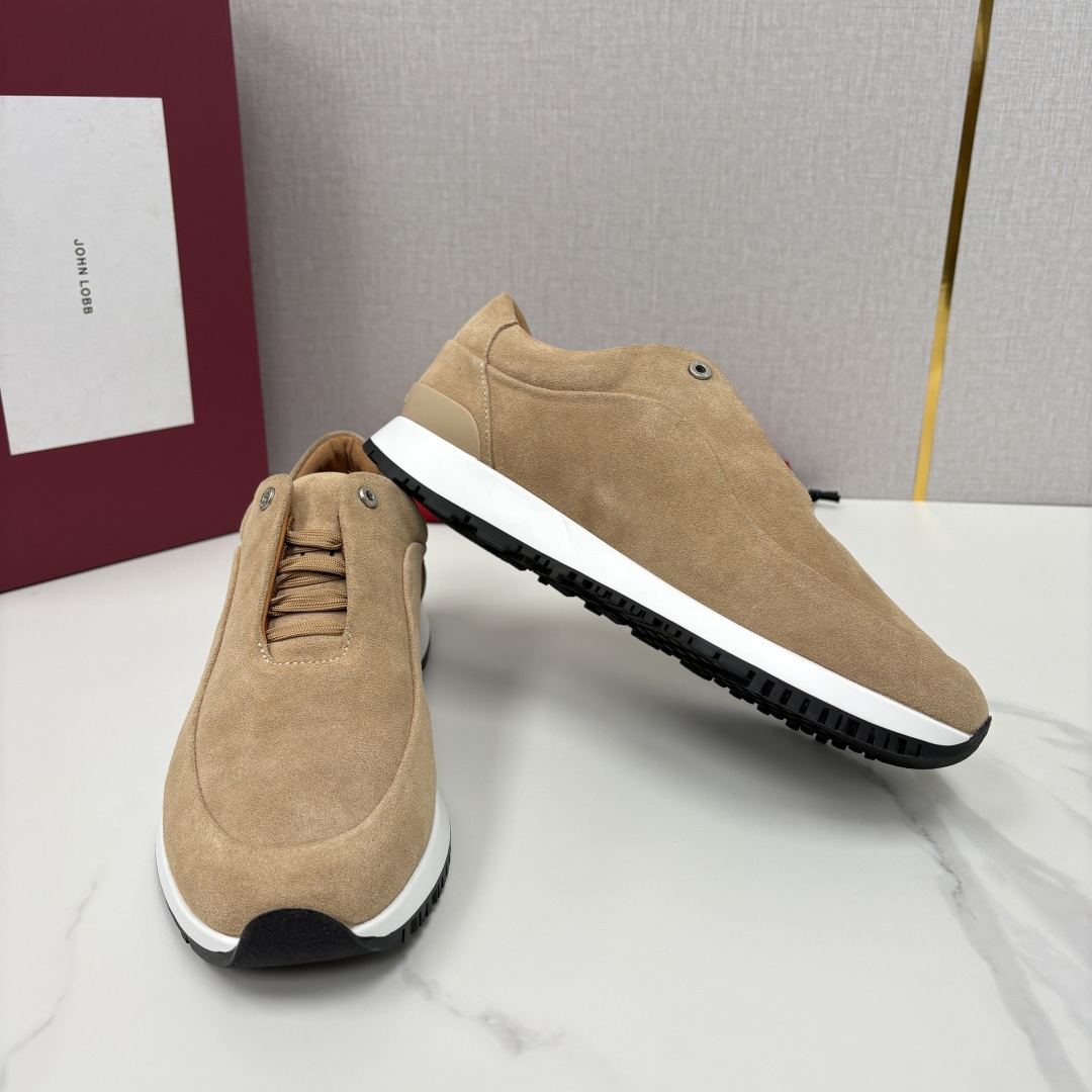 💋💍JL家新品 John Lobb 休闲鞋男士轻奢运动鞋 官方 10,300 作为爱马-仕旗下顶级鞋履品