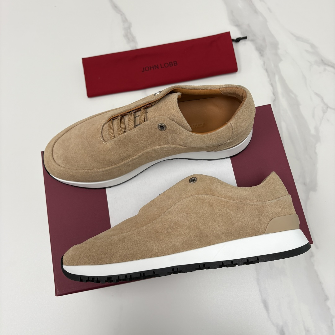 💋💍JL家新品 John Lobb 休闲鞋男士轻奢运动鞋 官方 10,300 作为爱马-仕旗下顶级鞋履品