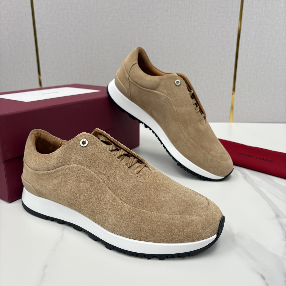 💋💍JL家新品 John Lobb 休闲鞋男士轻奢运动鞋 官方 10,300 作为爱马-仕旗下顶级鞋履品