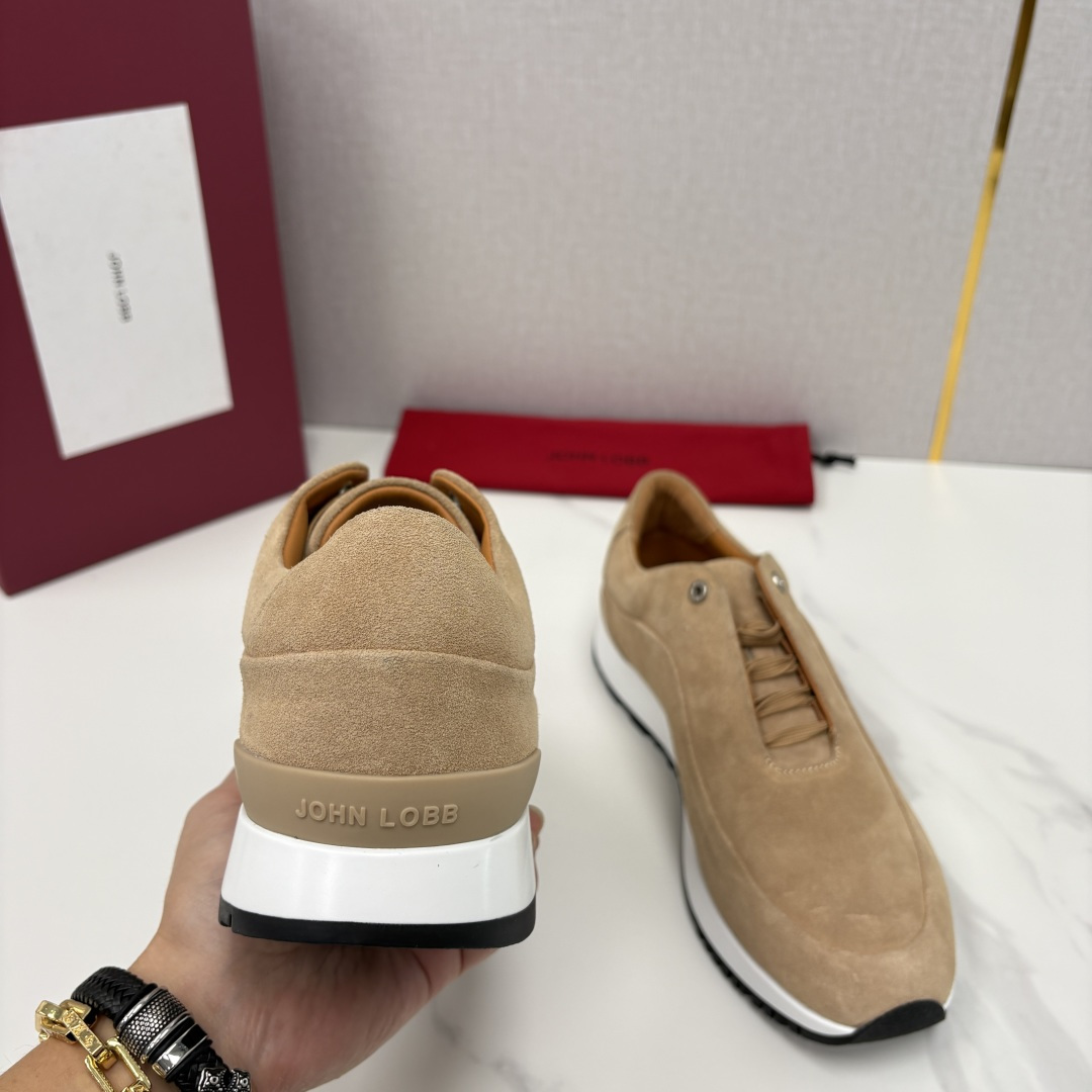 💋💍JL家新品 John Lobb 休闲鞋男士轻奢运动鞋 官方 10,300 作为爱马-仕旗下顶级鞋履品