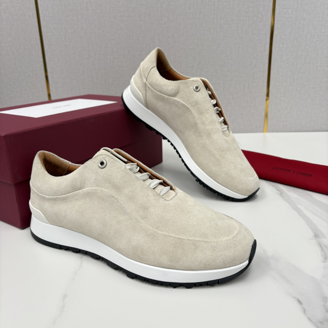 💋💍JL家新品 John Lobb 休闲鞋男士轻奢运动鞋 官方 10,300 作为爱马-仕旗下顶级鞋履品