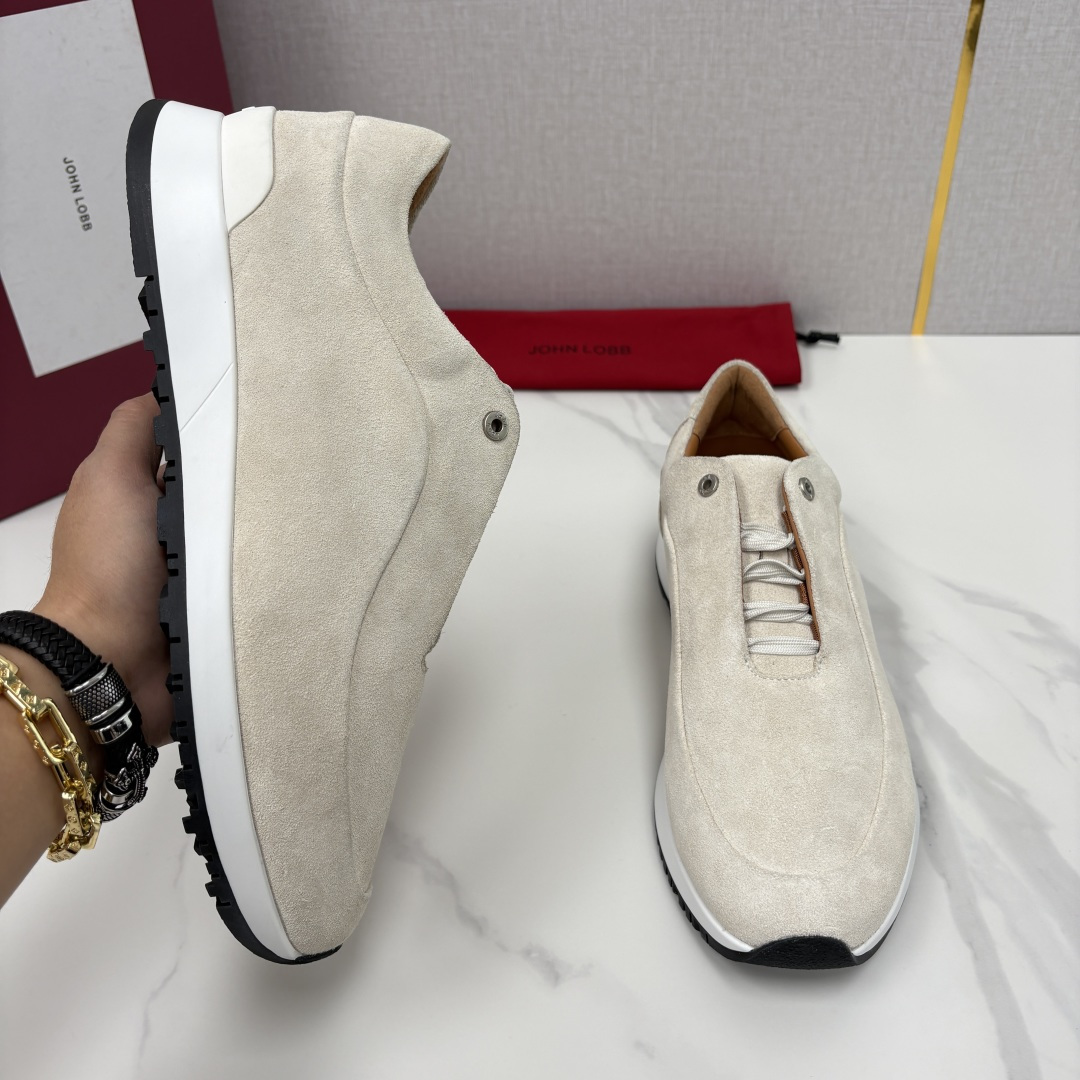 💋💍JL家新品 John Lobb 休闲鞋男士轻奢运动鞋 官方 10,300 作为爱马-仕旗下顶级鞋履品