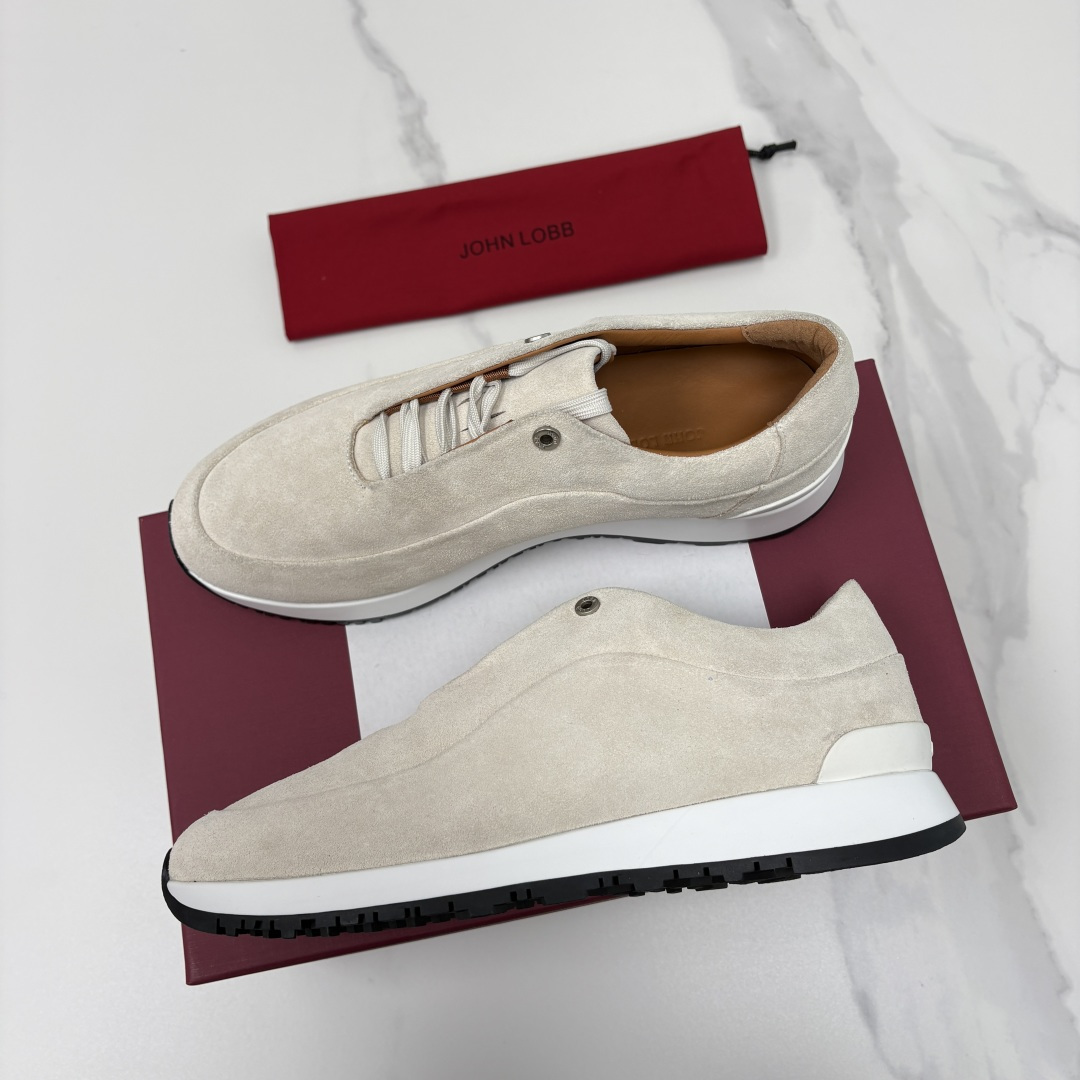 💋💍JL家新品 John Lobb 休闲鞋男士轻奢运动鞋 官方 10,300 作为爱马-仕旗下顶级鞋履品