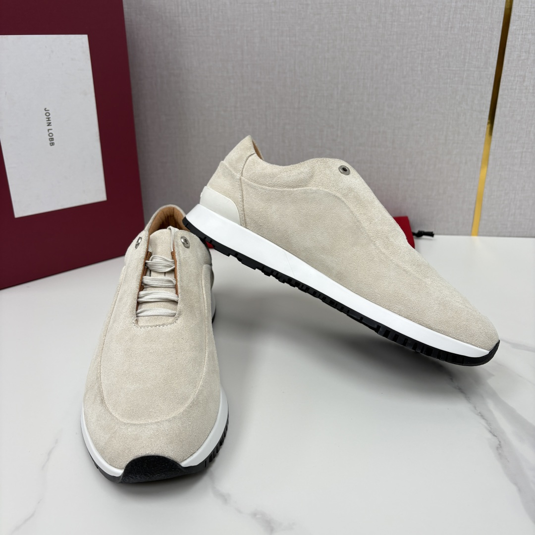 💋💍JL家新品 John Lobb 休闲鞋男士轻奢运动鞋 官方 10,300 作为爱马-仕旗下顶级鞋履品