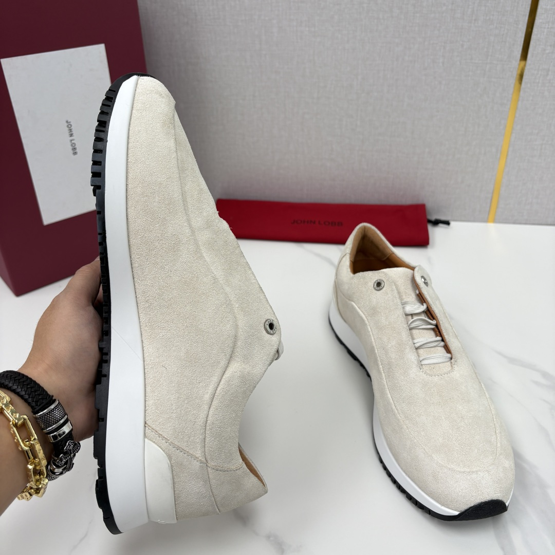 💋💍JL家新品 John Lobb 休闲鞋男士轻奢运动鞋 官方 10,300 作为爱马-仕旗下顶级鞋履品
