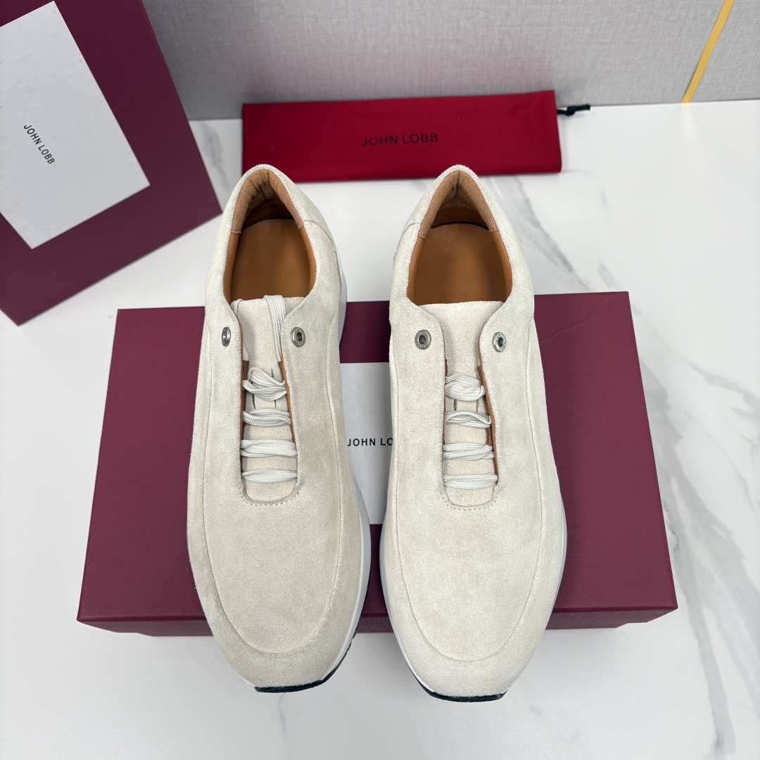 💋💍JL家新品 John Lobb 休闲鞋男士轻奢运动鞋 官方 10,300 作为爱马-仕旗下顶级鞋履品