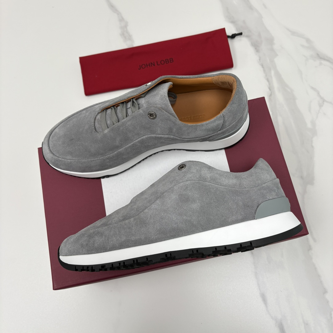 💋💍JL家新品 John Lobb 休闲鞋男士轻奢运动鞋 官方 10,300 作为爱马-仕旗下顶级鞋履品