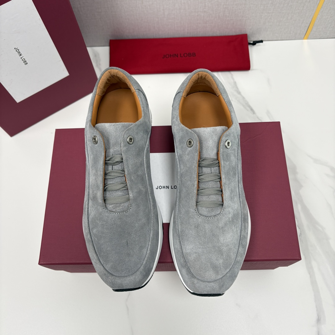 💋💍JL家新品 John Lobb 休闲鞋男士轻奢运动鞋 官方 10,300 作为爱马-仕旗下顶级鞋履品