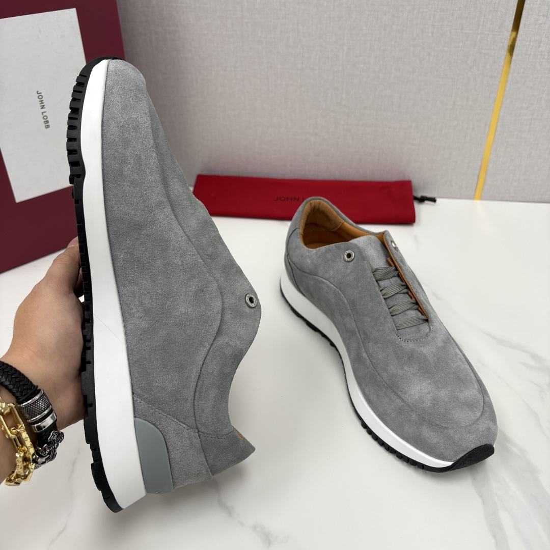 💋💍JL家新品 John Lobb 休闲鞋男士轻奢运动鞋 官方 10,300 作为爱马-仕旗下顶级鞋履品