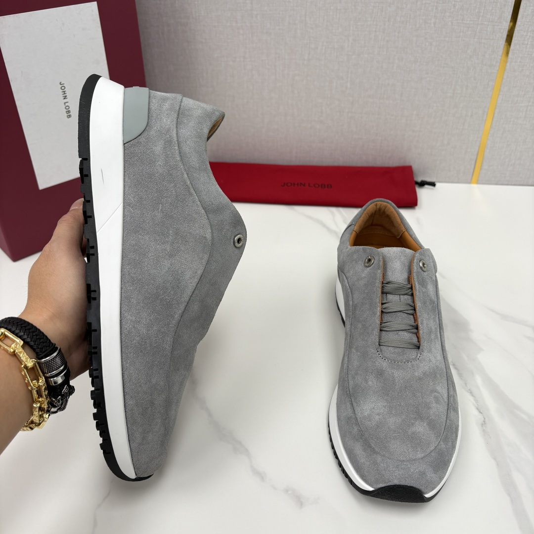 💋💍JL家新品 John Lobb 休闲鞋男士轻奢运动鞋 官方 10,300 作为爱马-仕旗下顶级鞋履品