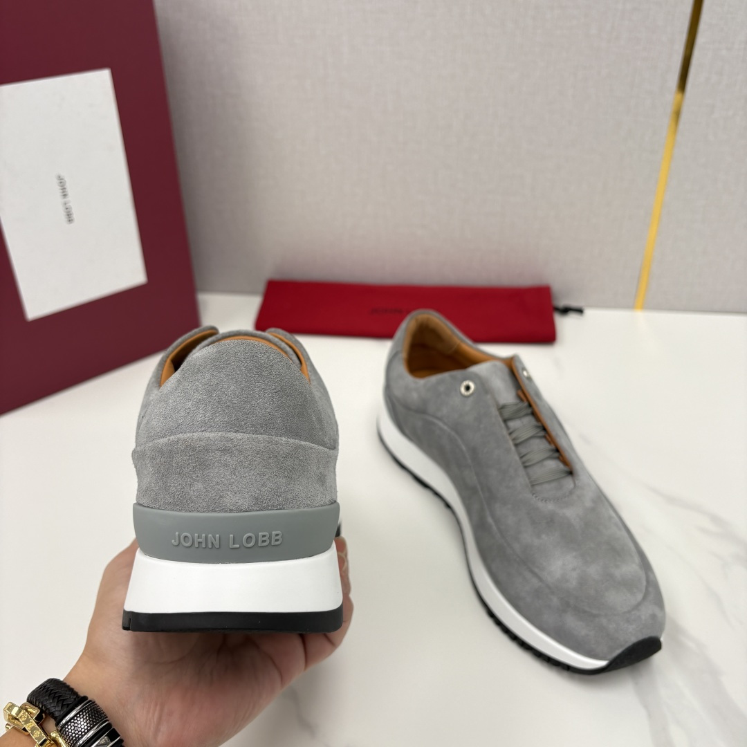 💋💍JL家新品 John Lobb 休闲鞋男士轻奢运动鞋 官方 10,300 作为爱马-仕旗下顶级鞋履品