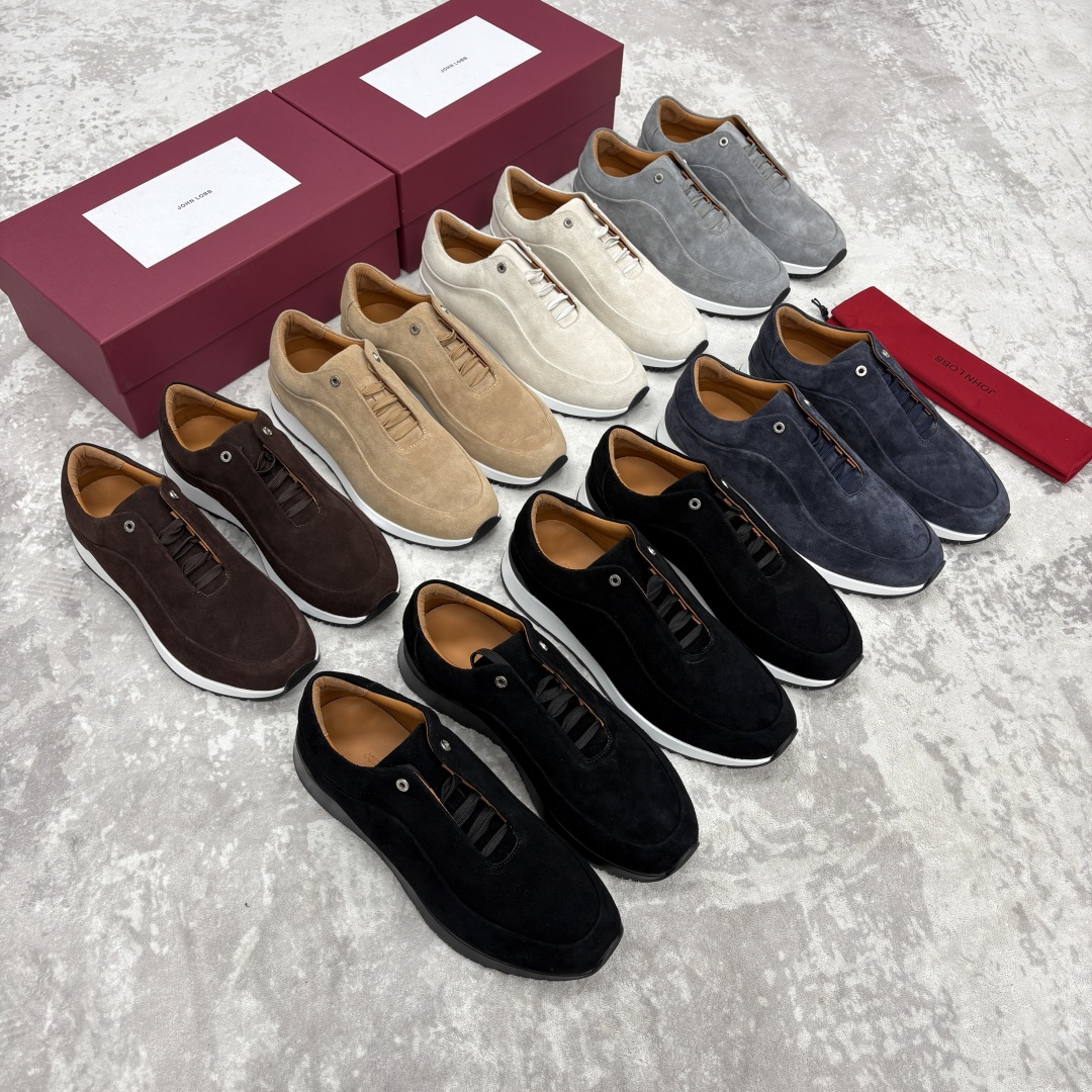 💋💍JL家新品 John Lobb 休闲鞋男士轻奢运动鞋 官方 10,300 作为爱马-仕旗下顶级鞋履品