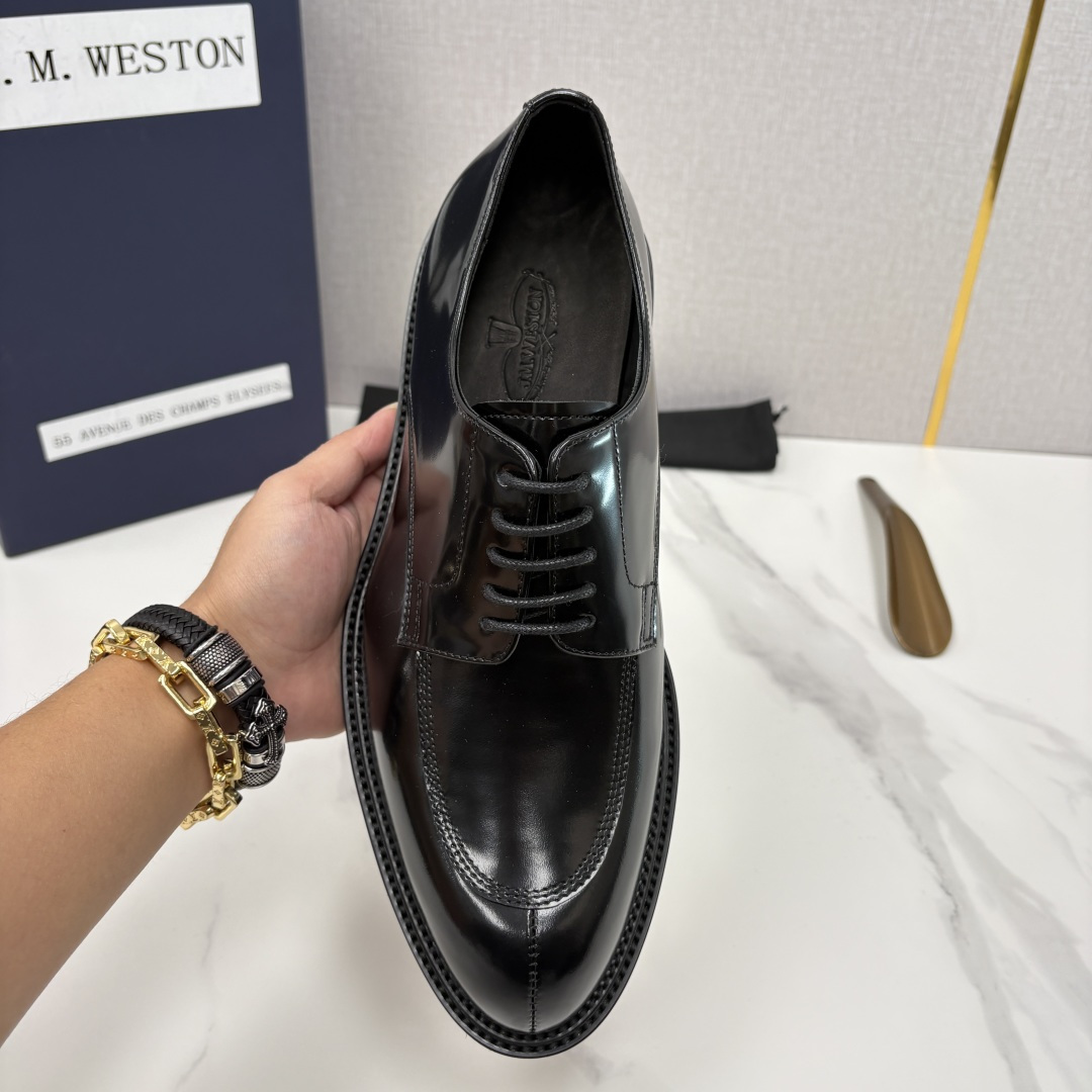 💋💍J.M.Westo*n 威士-顿 男士德比鞋正装鞋皮鞋 法国顶级皮鞋品牌 以简约线条勾勒出法式优雅的