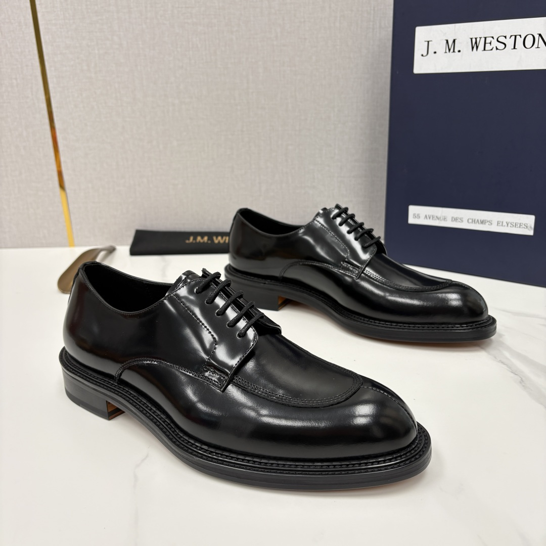 💋💍J.M.Westo*n 威士-顿 男士德比鞋正装鞋皮鞋 法国顶级皮鞋品牌 以简约线条勾勒出法式优雅的