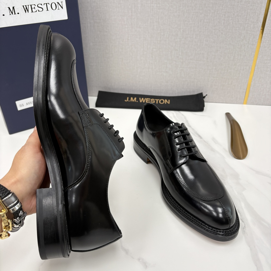 💋💍J.M.Westo*n 威士-顿 男士德比鞋正装鞋皮鞋 法国顶级皮鞋品牌 以简约线条勾勒出法式优雅的