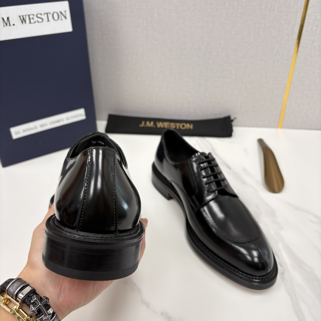 💋💍J.M.Westo*n 威士-顿 男士德比鞋正装鞋皮鞋 法国顶级皮鞋品牌 以简约线条勾勒出法式优雅的