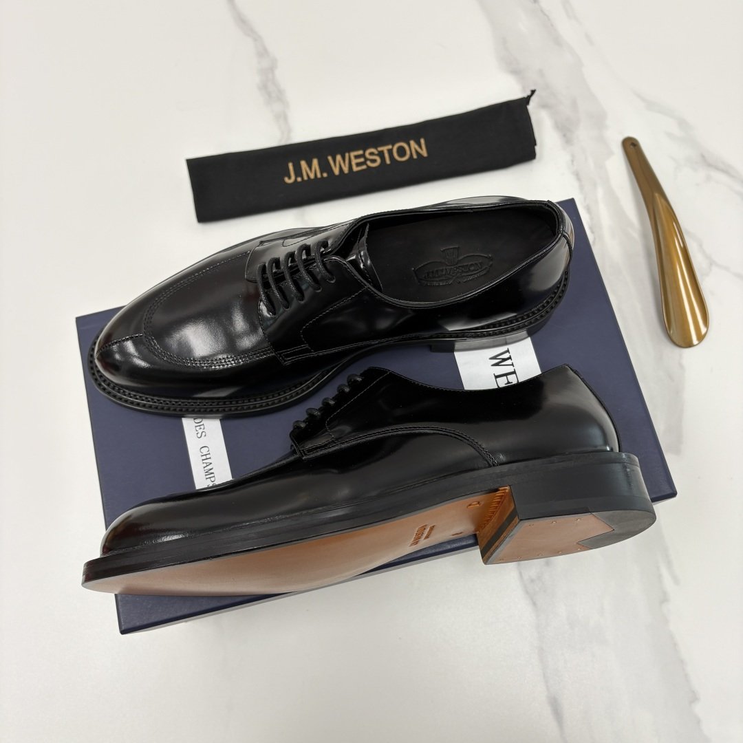 💋💍J.M.Westo*n 威士-顿 男士德比鞋正装鞋皮鞋 法国顶级皮鞋品牌 以简约线条勾勒出法式优雅的