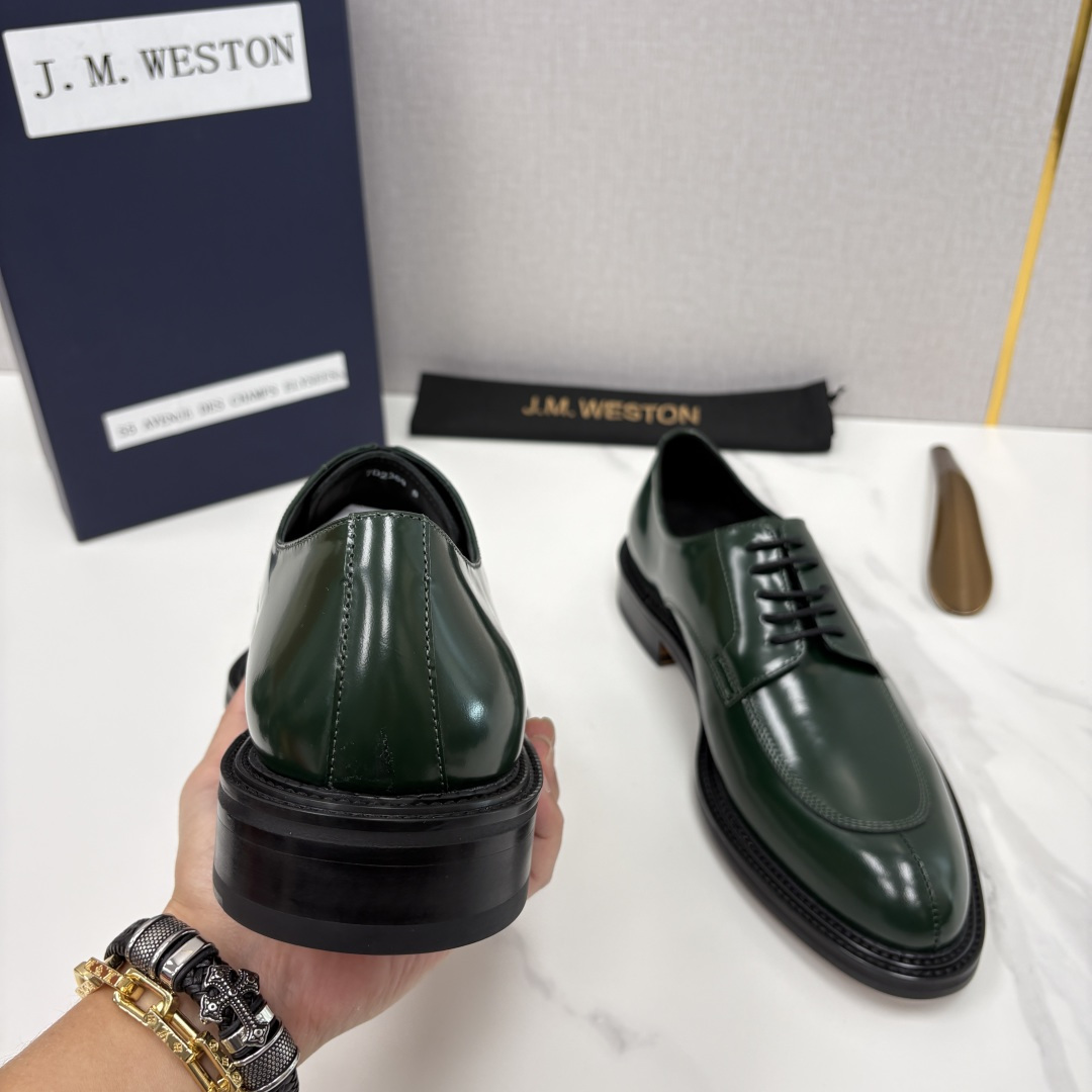 💋💍J.M.Westo*n 威士-顿 男士德比鞋正装鞋皮鞋 法国顶级皮鞋品牌 以简约线条勾勒出法式优雅的