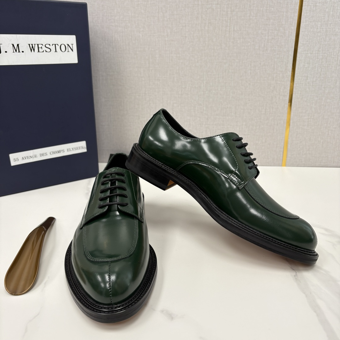 💋💍J.M.Westo*n 威士-顿 男士德比鞋正装鞋皮鞋 法国顶级皮鞋品牌 以简约线条勾勒出法式优雅的