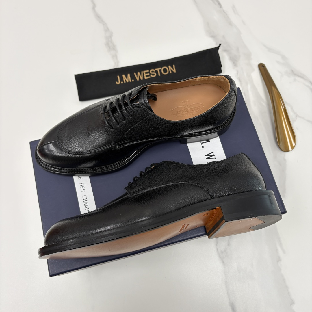 💋💍J.M.Westo*n 威士-顿 男士德比鞋正装鞋皮鞋 法国顶级皮鞋品牌 以简约线条勾勒出法式优雅的