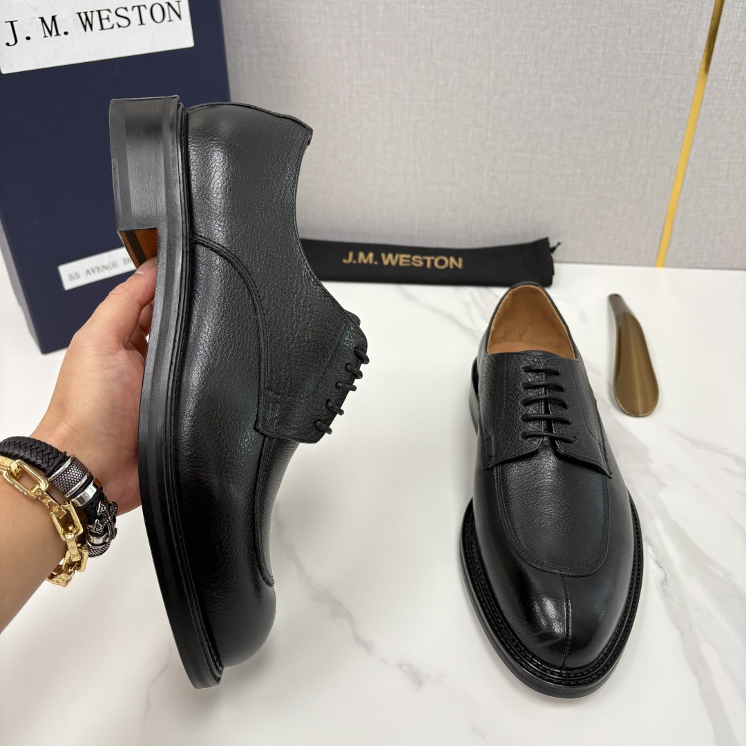💋💍J.M.Westo*n 威士-顿 男士德比鞋正装鞋皮鞋 法国顶级皮鞋品牌 以简约线条勾勒出法式优雅的