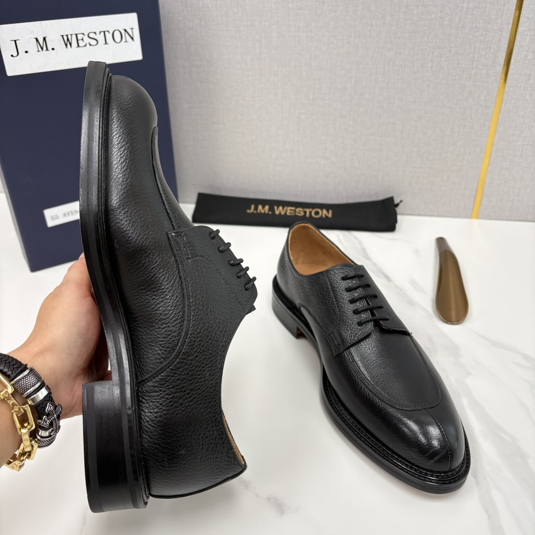 💋💍J.M.Westo*n 威士-顿 男士德比鞋正装鞋皮鞋 法国顶级皮鞋品牌 以简约线条勾勒出法式优雅的
