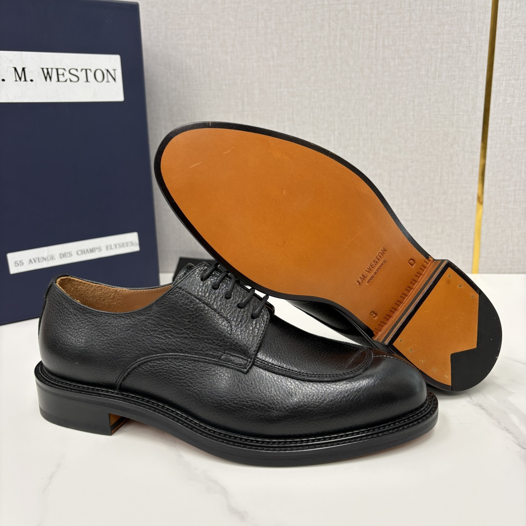 💋💍J.M.Westo*n 威士-顿 男士德比鞋正装鞋皮鞋 法国顶级皮鞋品牌 以简约线条勾勒出法式优雅的