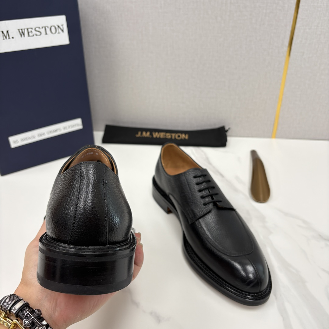 💋💍J.M.Westo*n 威士-顿 男士德比鞋正装鞋皮鞋 法国顶级皮鞋品牌 以简约线条勾勒出法式优雅的