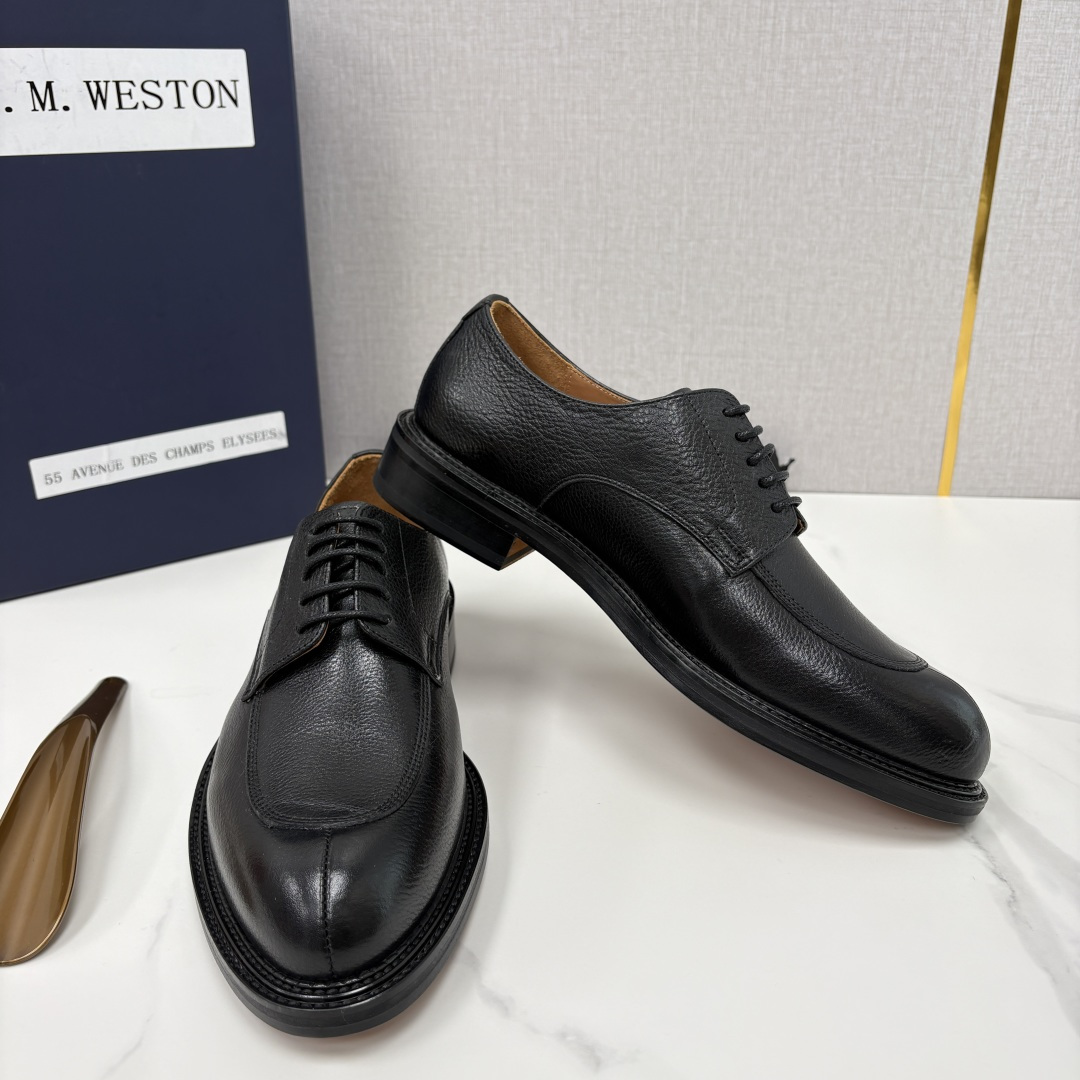 💋💍J.M.Westo*n 威士-顿 男士德比鞋正装鞋皮鞋 法国顶级皮鞋品牌 以简约线条勾勒出法式优雅的