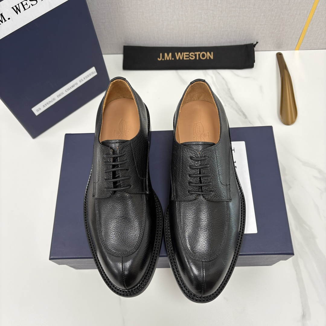 💋💍J.M.Westo*n 威士-顿 男士德比鞋正装鞋皮鞋 法国顶级皮鞋品牌 以简约线条勾勒出法式优雅的