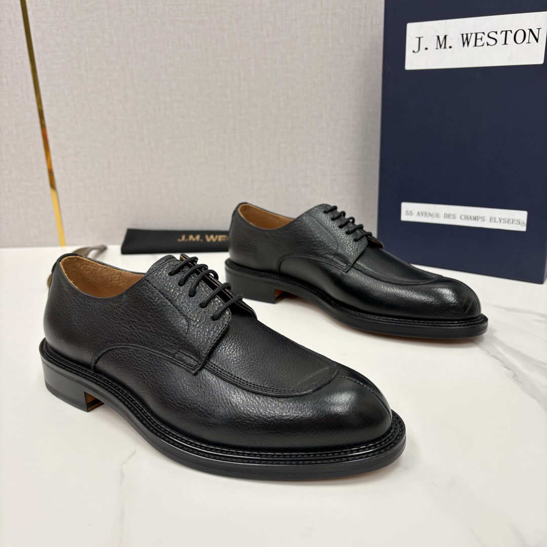 💋💍J.M.Westo*n 威士-顿 男士德比鞋正装鞋皮鞋 法国顶级皮鞋品牌 以简约线条勾勒出法式优雅的