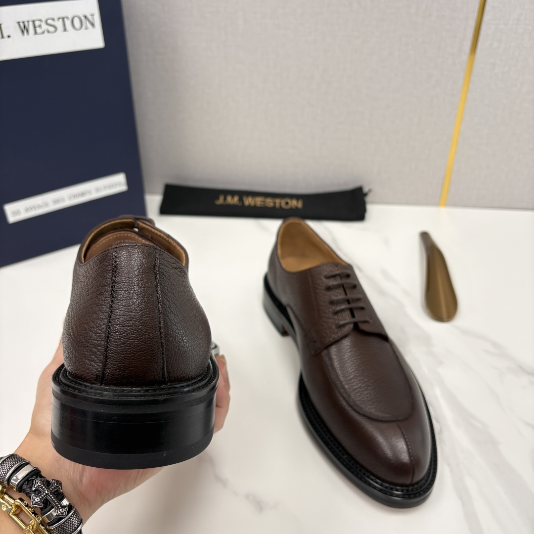 💋💍J.M.Westo*n 威士-顿 男士德比鞋正装鞋皮鞋 法国顶级皮鞋品牌 以简约线条勾勒出法式优雅的