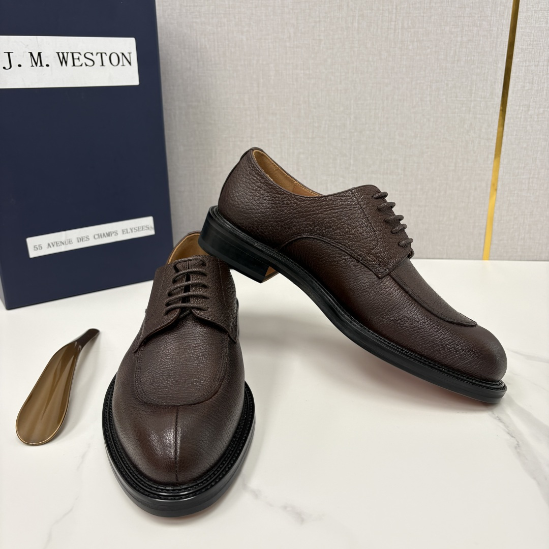 💋💍J.M.Westo*n 威士-顿 男士德比鞋正装鞋皮鞋 法国顶级皮鞋品牌 以简约线条勾勒出法式优雅的