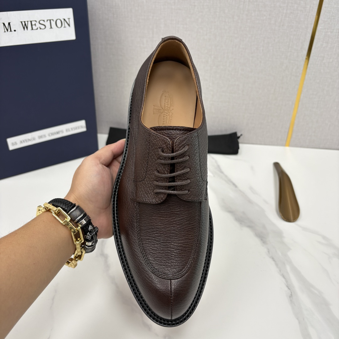 💋💍J.M.Westo*n 威士-顿 男士德比鞋正装鞋皮鞋 法国顶级皮鞋品牌 以简约线条勾勒出法式优雅的