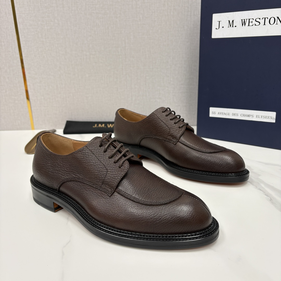 💋💍J.M.Westo*n 威士-顿 男士德比鞋正装鞋皮鞋 法国顶级皮鞋品牌 以简约线条勾勒出法式优雅的