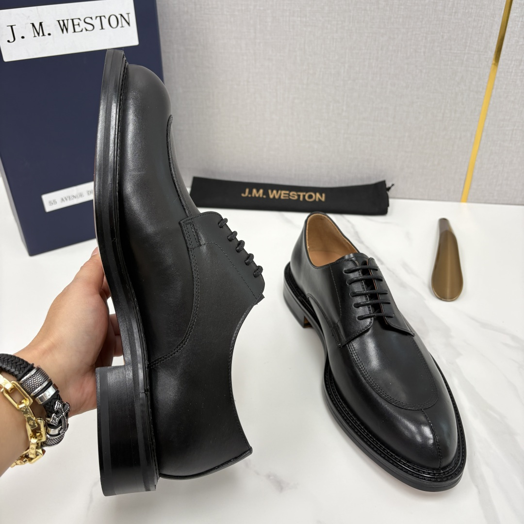💋💍J.M.Westo*n 威士-顿 男士德比鞋正装鞋皮鞋 法国顶级皮鞋品牌 以简约线条勾勒出法式优雅的