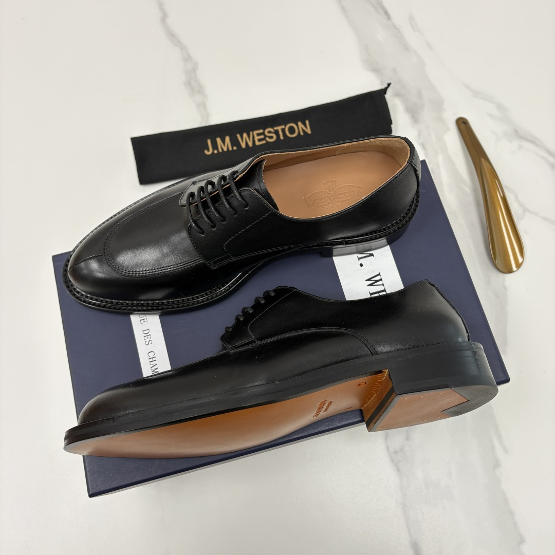 💋💍J.M.Westo*n 威士-顿 男士德比鞋正装鞋皮鞋 法国顶级皮鞋品牌 以简约线条勾勒出法式优雅的