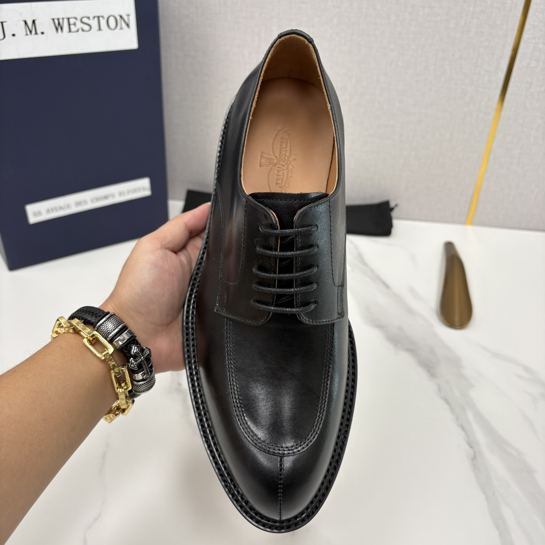 💋💍J.M.Westo*n 威士-顿 男士德比鞋正装鞋皮鞋 法国顶级皮鞋品牌 以简约线条勾勒出法式优雅的