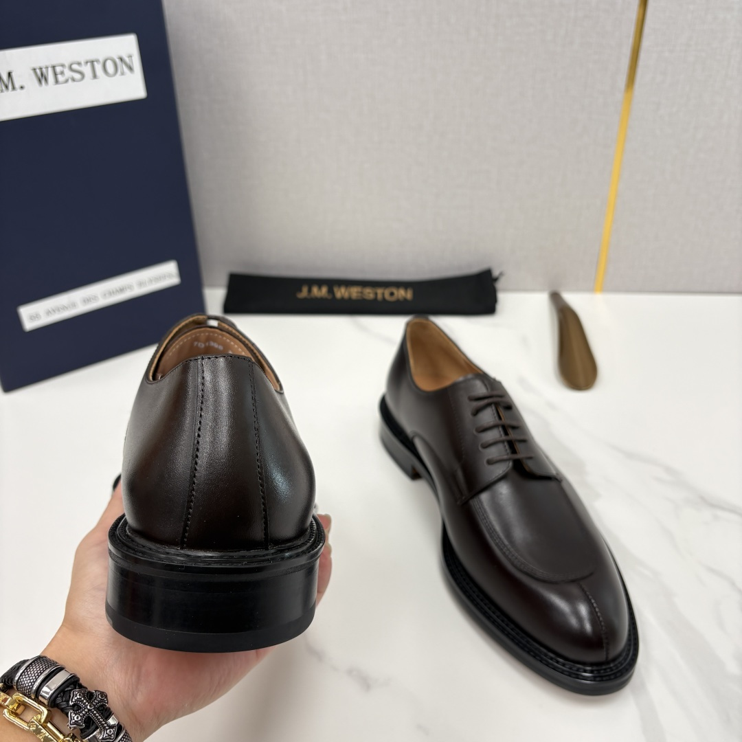 💋💍J.M.Westo*n 威士-顿 男士德比鞋正装鞋皮鞋 法国顶级皮鞋品牌 以简约线条勾勒出法式优雅的