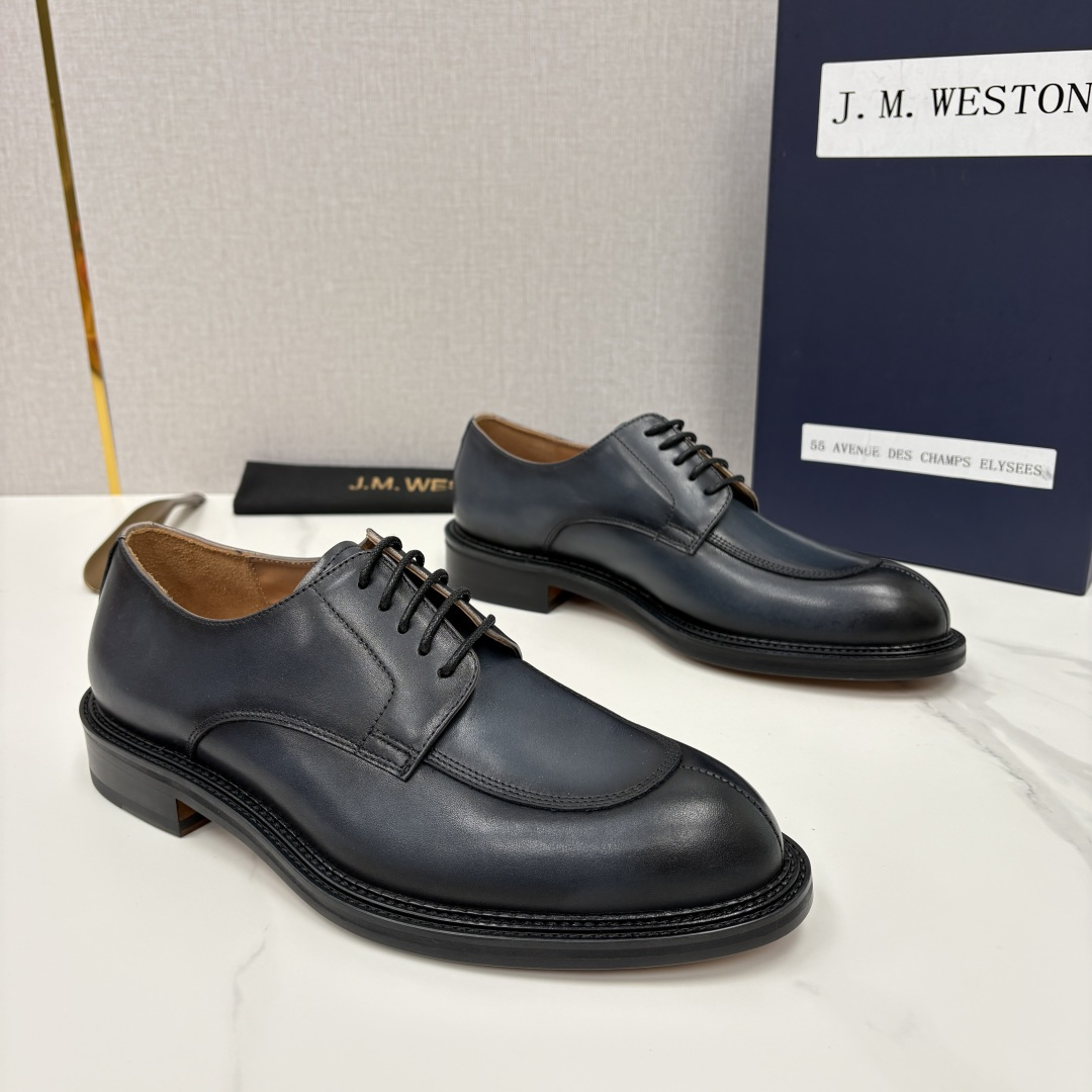 💋💍J.M.Westo*n 威士-顿 男士德比鞋正装鞋皮鞋 法国顶级皮鞋品牌 以简约线条勾勒出法式优雅的