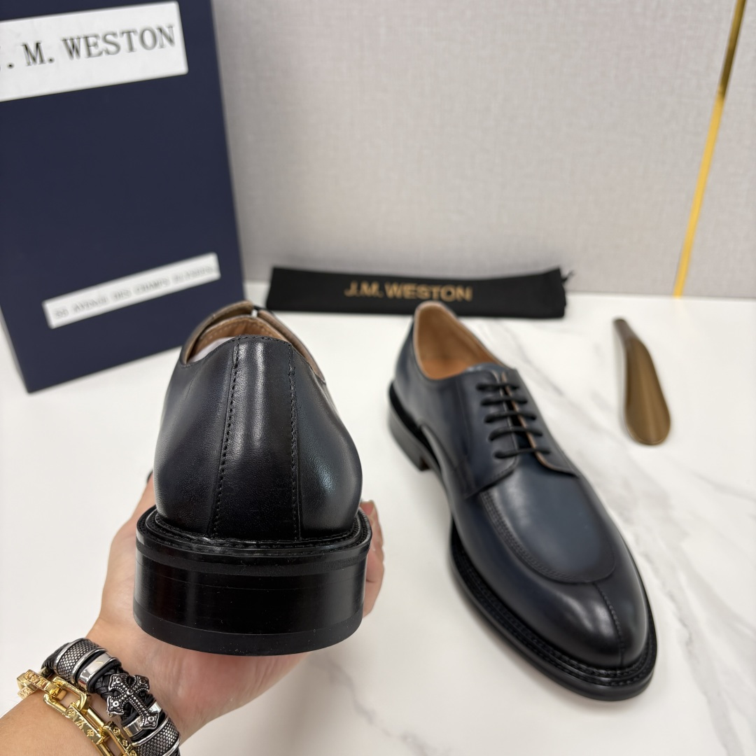 💋💍J.M.Westo*n 威士-顿 男士德比鞋正装鞋皮鞋 法国顶级皮鞋品牌 以简约线条勾勒出法式优雅的